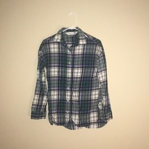 Button down plaid